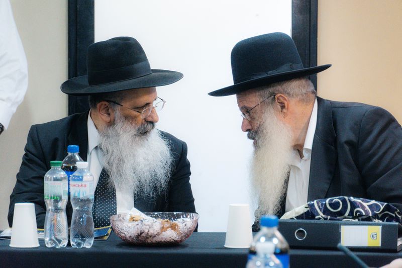 קיבוץ תשפ"ו: נציגי ממשלת אוקראינה נועדו עם רבני חסידות ברסלב