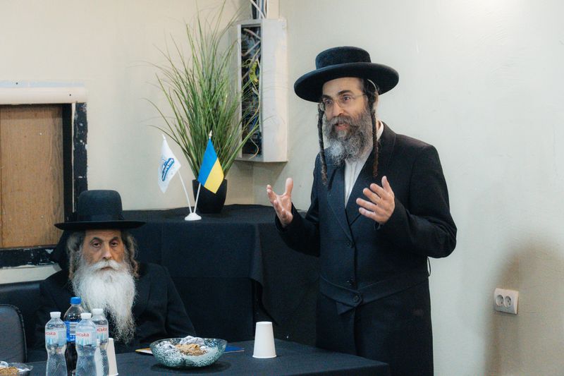 קיבוץ תשפ"ו: נציגי ממשלת אוקראינה נועדו עם רבני חסידות ברסלב