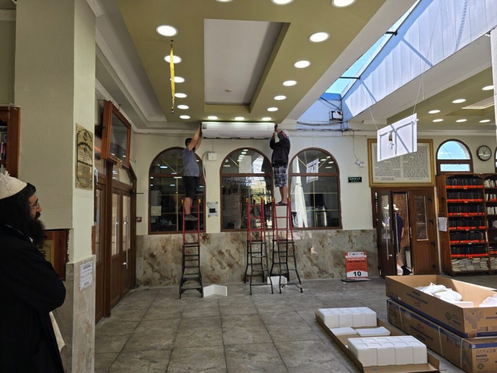 חדשות ציון רבנו: פתרונות מיזוג חדשים במתחם הציון הקדוש