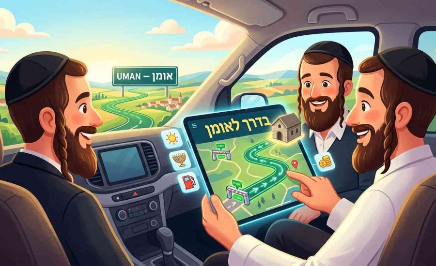 בשורה לנוסעים לאומן: מערכת טכנולוגית חדשה 'בדרך לאומן'